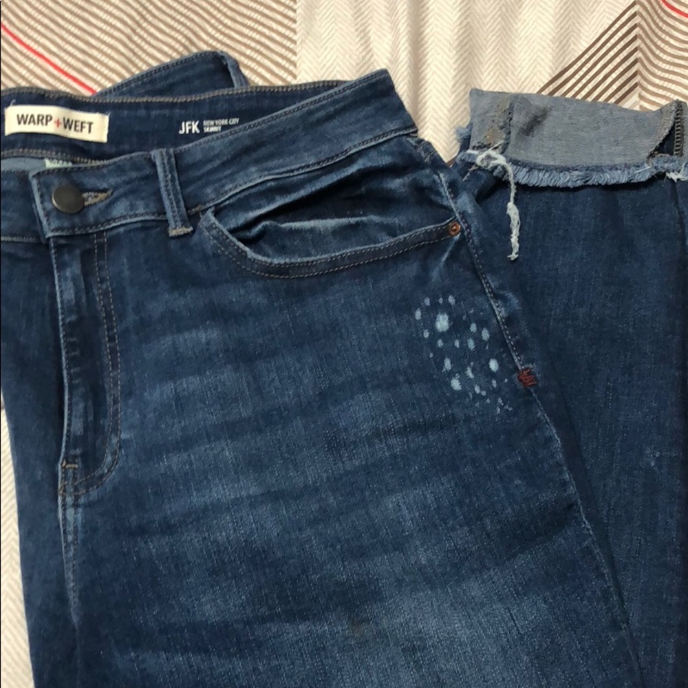 Warp + Weft skinny jeans